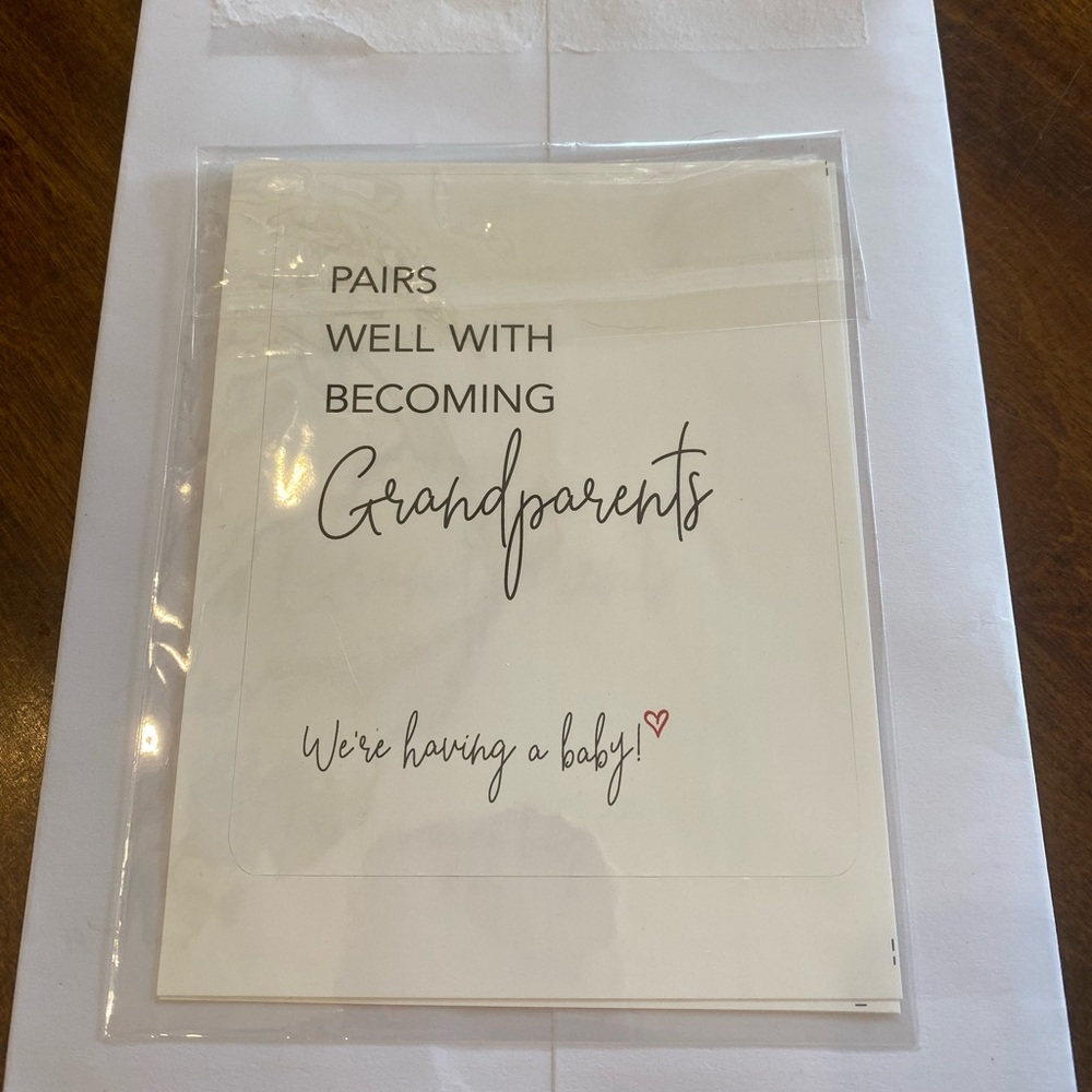 Announcement Wine Labels